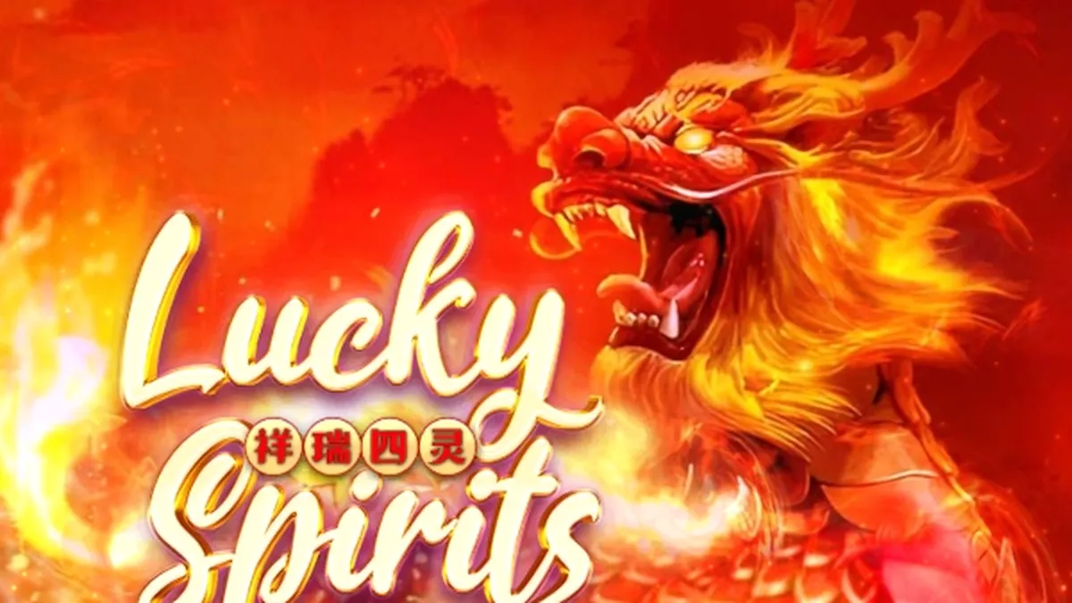 Tampilan layar permainan slot Lucky Spirits dengan tema mistis